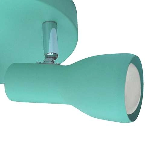 LAMPA sufitowa PICARDO 98-50601 Candellux regulowana OPRAWA spot reflektorki turkusowe