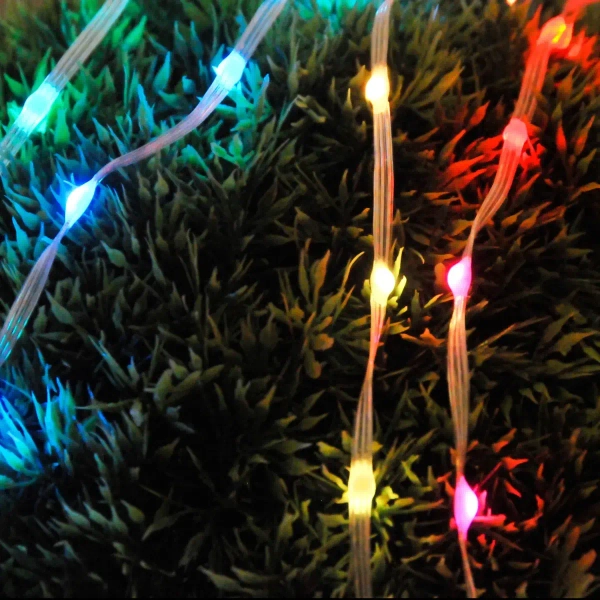 Łańcuch świąteczny girlanda 324405 LED 10W RGB USB z pilotem przezroczysty