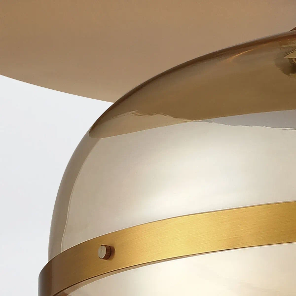 Retro lampa sufitowa Nottingham QN-NOTTINGHAM-F-L-AB szklana mosiądz