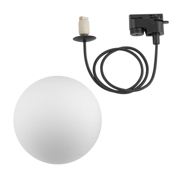 Wisząca lampa do szyny 1-obwodowej Profile 11297 Nowodvorski bubble czarna biała