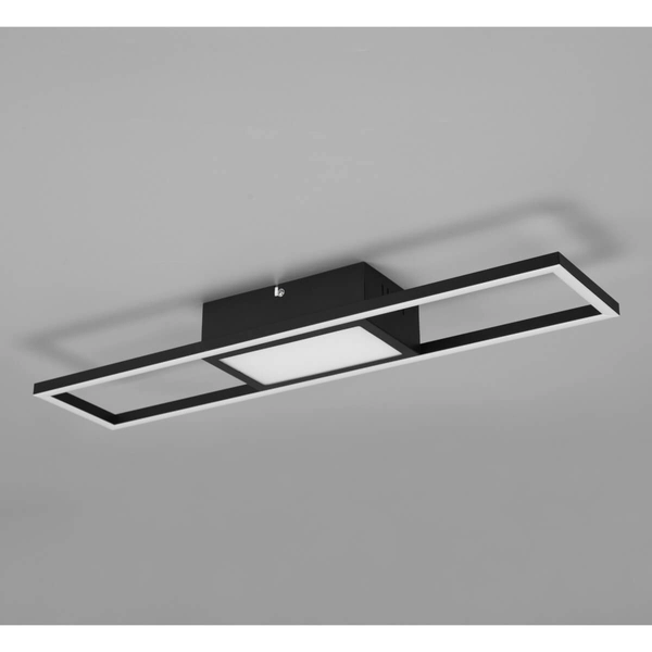 Plafon nasufitowy Rigido R67172132 LED 22W 2700-6000K prostokąt czarna
