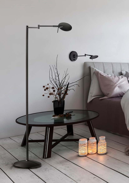 Czarna lampa ścienna Kazan 274770132 kinkiet LED 8W 3000K ruchomy