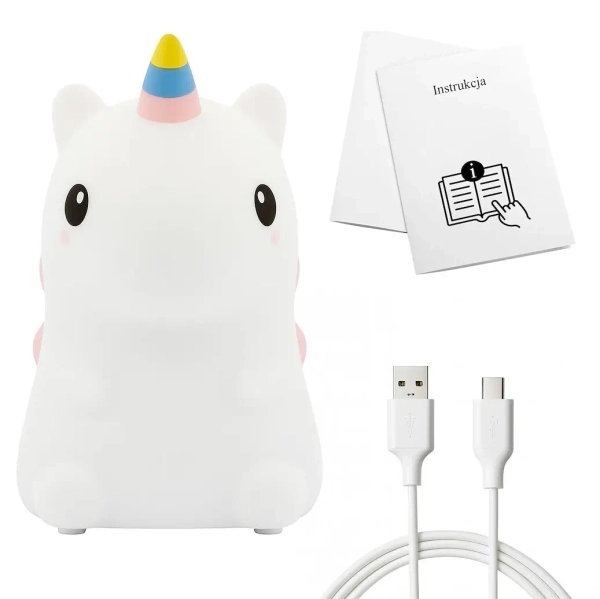 Bezprzewodowa lampka nocna Unicorn ML2264 LED 1W 3000K RGB różowy