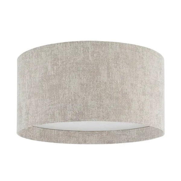 Sufitowa lampa tkaninowa CEDRO 11670 do sypialni beżowa