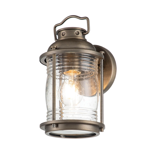 Metalowa lampa ścienna Ashland Bay KL-ASHLANDBAY2-S-BU Kichler zewnętrzna IP44 brązowa