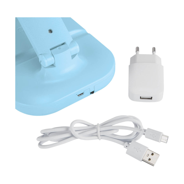 Biurkowa lampka Zet 04225 Ideus LED 5W 4300K na dotyk niebieska