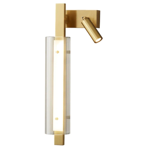 Nowoczesna lampa nocna SELENA CGSELENA47GD LED do sypialni złota