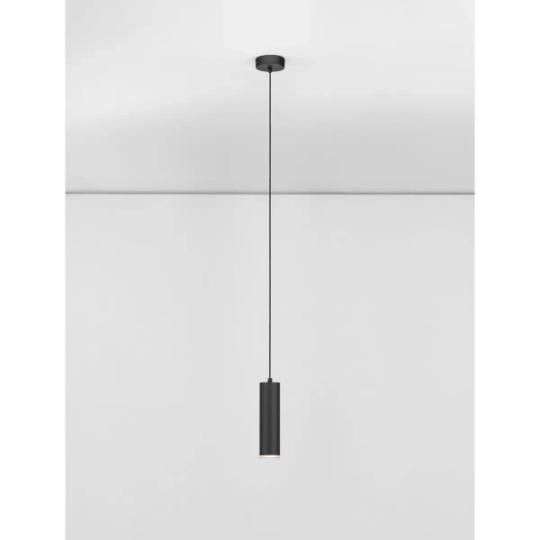 Minimalistyczna lampa wisząca ZENFARO LE45669 czarna