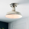 Przysufitowa lampa kopuła Darton 96181 retro srebrny