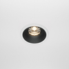 Sufitowy wpust okrągły Alfa DL043-01-15W3K-RD-WB LED 15W 3000K biały czarny