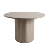 Beżowy stół jadalniany CREOLE MM0015001100366 drewno metal 120cm