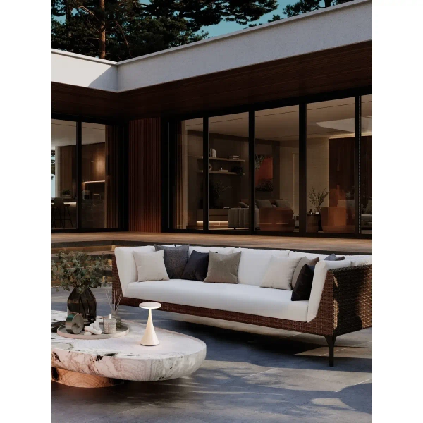 Stołowa lampa do ogrodu ALIRONA LE75276 LED 2W 3000K IP54 biały