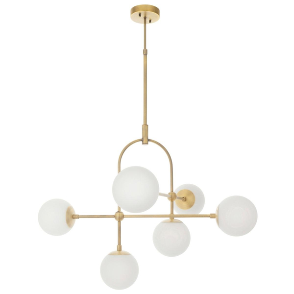 Lampa wisząca kule art deco L&-190842 Light& molekuły mosiądz
