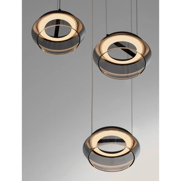 Potrójna lampa wiząca OVANIRA LE45195 LED 24W 3000K czarna