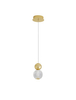 Wisząca lampa nowoczesna Ponce LED 4W 3200K balls złota crystal