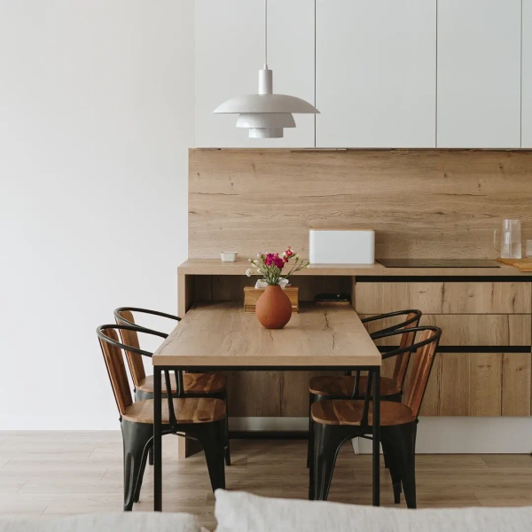 Minimalistyczna lampa wisząca FERRO ML1048 do salonu biała