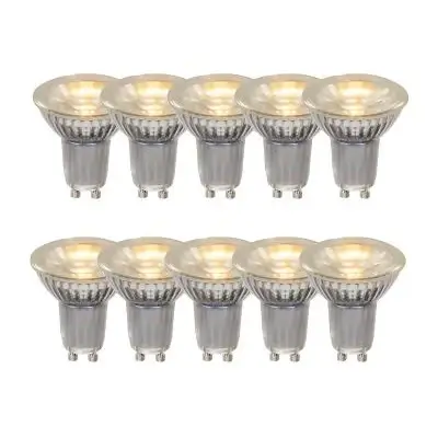 Żarówki zestaw 10 szt. 49008/10/60 GU10 LED 5W 2700K 350LM przezroczyste
