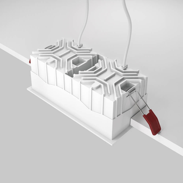 Lampa podtynkowa LED 30W 4000K biały czarny Alfa OUTLET