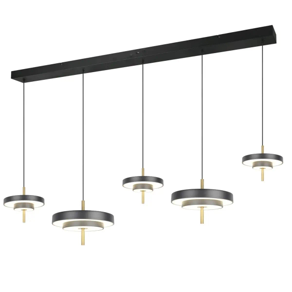 Designerska lampa wisząca Keaton 340210580 LED 50W 2300-4000K czarny