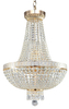 Wisząca LAMPA glamour BELLA DIA750-TT40-WG Maytoni żyrandol OPRAWA kryształowa ZWIS pałacowy ampla złota