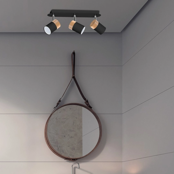 Regulowana LAMPA sufitowa JOKER MLP6304 Milagro metalowa OPRAWA reflektorki plafon industrialny tuby czarne