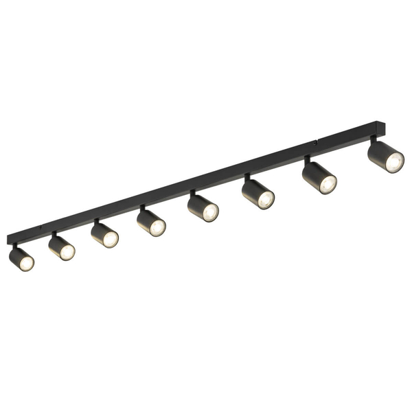 Nasufitowa lampa na belce Top 6179 regulowana tubki do kuchni czarna
