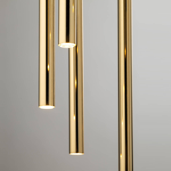 Kuchenna lampa wisząca Sopel 40750 Sigma rurka czarna złota