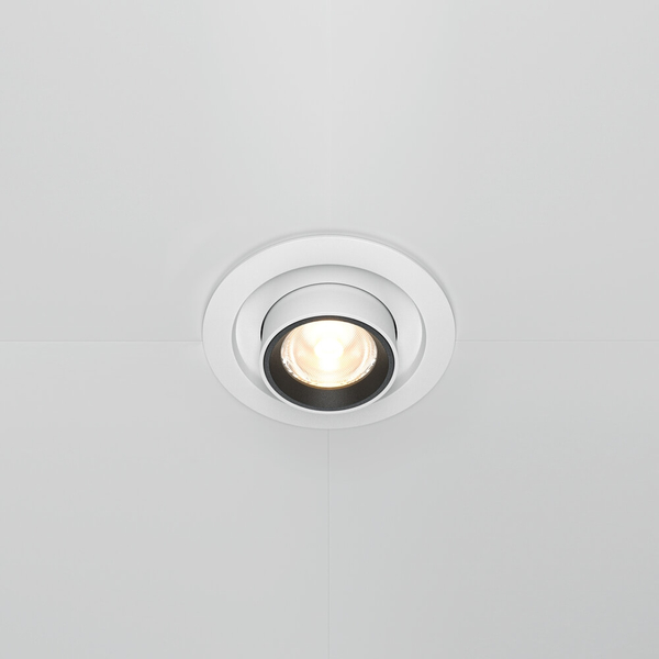 Lampa wpuszczana Hidden DL095-01-10W3K-W LED 10W 3000K reflektorek biała