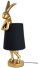 Lampa stołowa Kare Rabbit 53470 dekoracyjna złota czarna