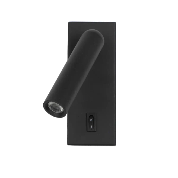 Nowoczesny kinkiet ścienny Nova WL-46376-1-BK LED 2,5W 3000K na hol czarny