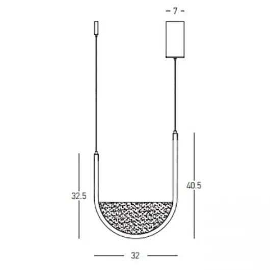 Pojedyncza lampa wisząca 23166 LED 20W 3000-4000K jasno szary