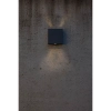 Kinkiet LAMPA ścienna GEMINI BEAMS 5104003012 Lutec kwadratowa OPRAWA elewacyjna LED 10W 3000K metalowa IP54 czarna