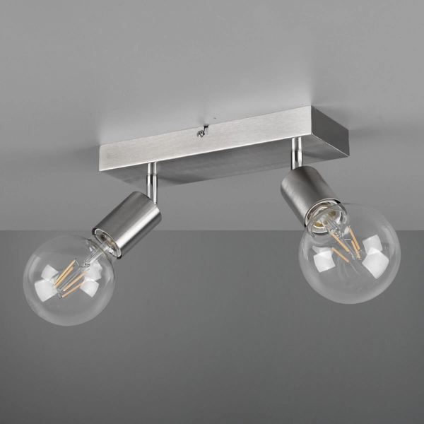 Sufitowa LAMPA loft VANNES R80182007 RL Light regulowana OPRAWA metalowy kinkiet reflektorki nikiel mat