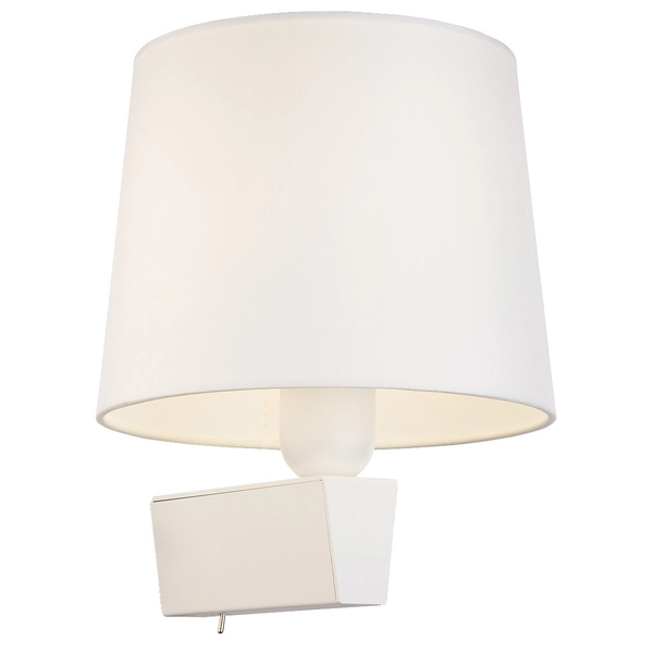 LAMPA ścienna CHILLIN 8201 Nowodvorski klasyczna OPRAWA abażurowy kinkiet biały