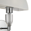 Nowoczesny kinkiet ścienny Prima Z034WL-01CH glamour biały