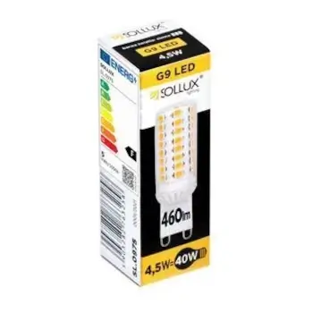 Żarówka ledowa G9 SL.0975 T18 4000K biała neutralna 4,5W 460lm
