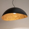 Kopułowa lampa wisząca retro SOLARIS 40610 Sigma czarna miedziana