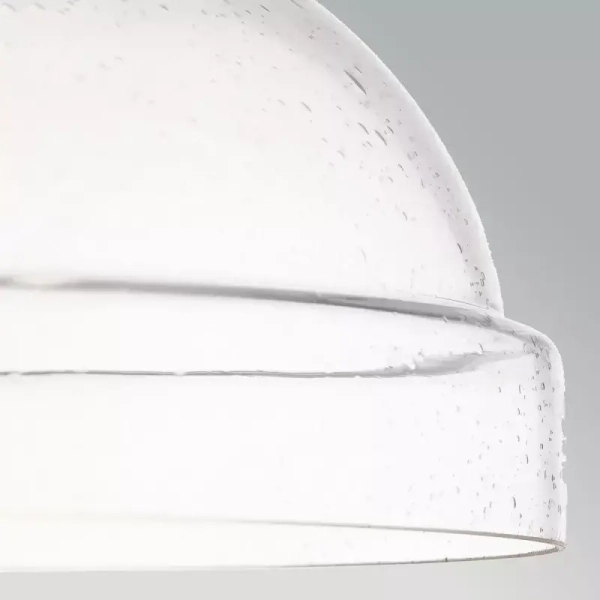 Lampa wisząca nad wyspę Hampton przezroczysta grafitowa szklana 1xE27 ELS-HAMPTON-P-GR
