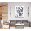Lampa na ścianę sopel Vinto WL-73526-80-BL Italux LED 9W 3000K loftowa czarna