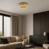 Glamour nasufitowa lampa Preciosa ML1893 LED 36W 4000K złoty