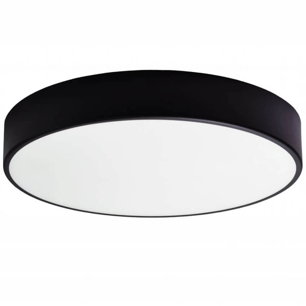 Pokojowa lampa sufitowa 137623621986 czarny plafon okrągły z sensorem ruchu