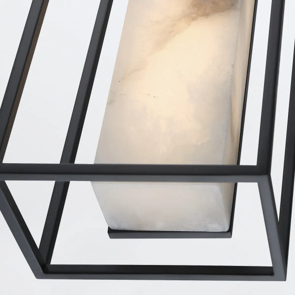 Kinkiet prostokątny Blakley QN-BLAKLEY-L-BK LED 20W 3000K IP44 czarny