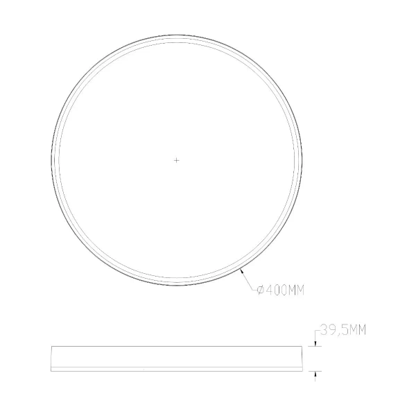 Ledowy plafon z pilotem ORBITRAL MS750400R-BK&GD LED 32W CCT czarny