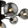 Molekułowa lampa sufitowa Cohen COH3422-01 czarny przydymiony