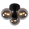Lampa sufitowa TRUDY 74116/03/30 Lucide IP44 kule czarne przydymione