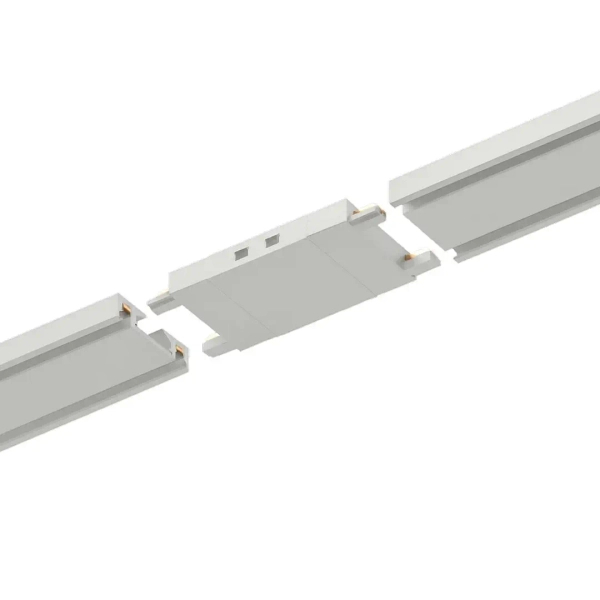 Łącznik do szyn magnetycznych prosty Slim Magnetic ML2216 biały