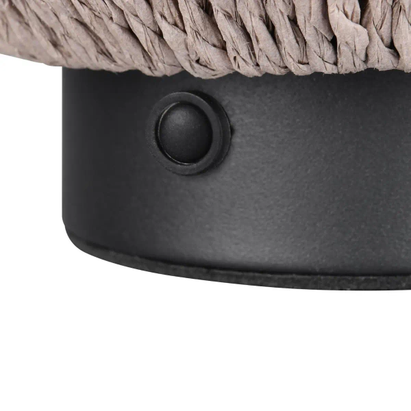 Ściemnialna lampka stołowa LIRA R55991126 LED 1,5W 3000K boho brązowy szary