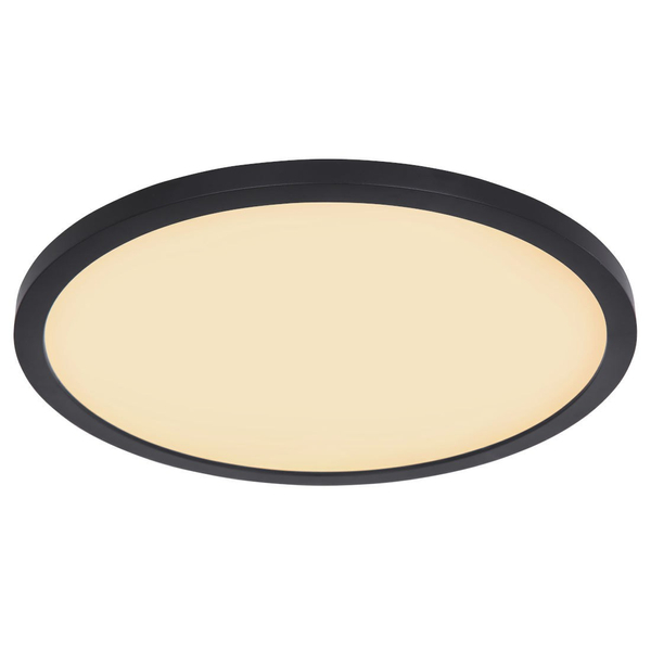 Nowoczesna LAMPA sufitowa SAPANA 41562-24B Globo okrągły plafon LED 24W 3000K do łazienki IP44 czarny
