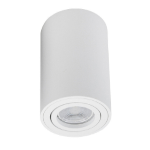 Punktowa lampa sufitowa CGSPOTIK125WH biała tuba do salonu