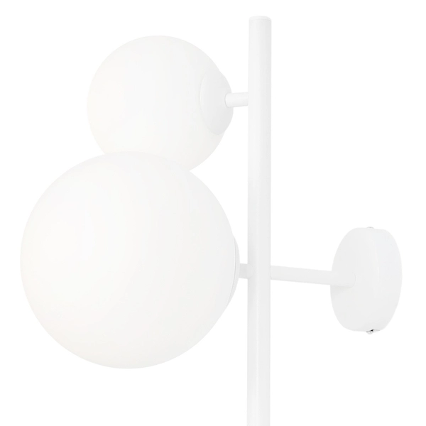 Ścienna lampa nowoczesna DIONE 1092Y Aldex szklane kule balls białe
